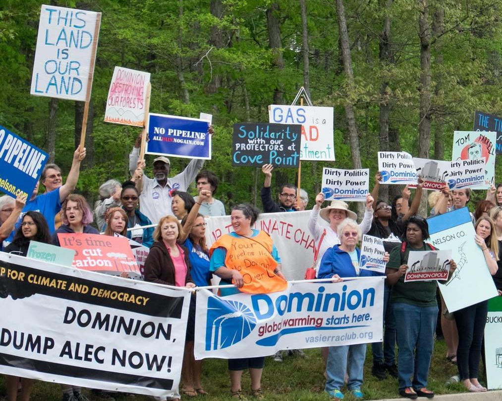 Atlantic Coast Pipeline protest