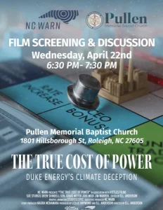 True Cost of Power poster with board game