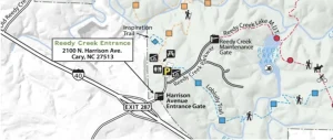 Umstead park - Reedy Creek Entrance