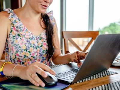Person on laptop